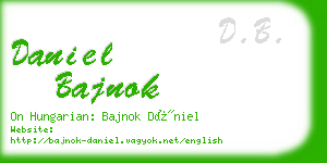 daniel bajnok business card